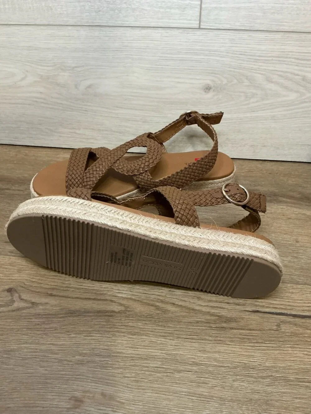 Style & Co Rheaaf Acorn Brown Sandals 9.5 M NWT - Picture 9 of 11